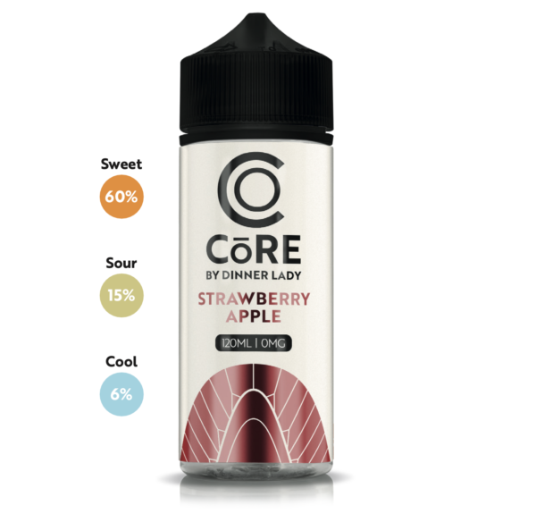 CORE by Dinner Lady Strawberry Apple 120ML 3MG - Imagen 2