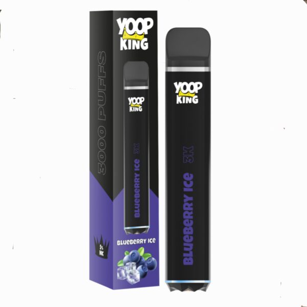 Pod Descartable Yoop King Blueberry Ice 3000 puff 5% 6.5ml