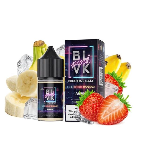 BLVK Salt Pink Iced Berry Banana 35MG 30ml - Imagen 2