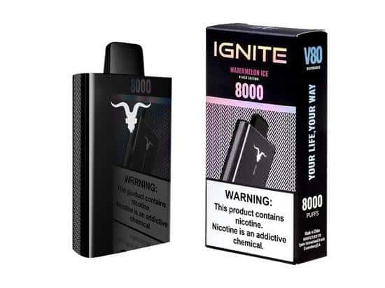 Descartable Ignite V80 Watermelon ICE 5% 8000 puff
