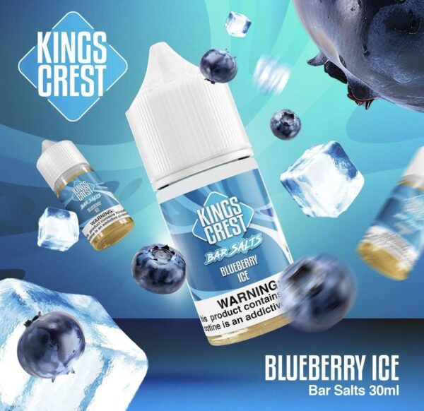 Kings Crest Bar Salt Blueberry Ice 35MG 30ml - Imagen 2