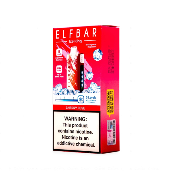 Descartable Elfbar ICE KING 40K Cherry Fuse 40000 puff 5% - Imagen 3