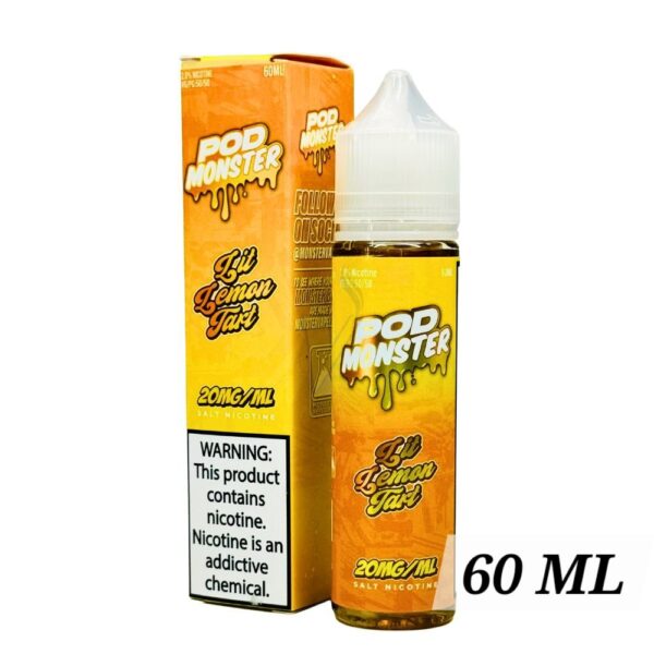 Salt Pod Monster Lit Lemon Tart 20MG 60ml (NEW by Jam Monster)