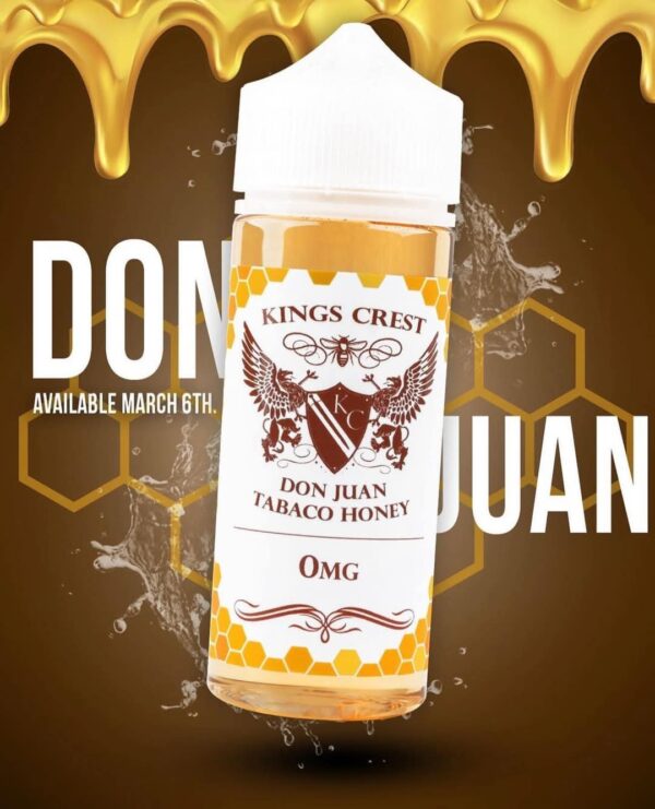 Kings Crest Don Juan Tabaco Honey 120ml 3mg - Imagen 3