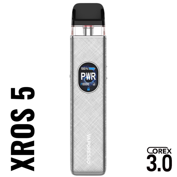 Pod Vaporesso XROS 5 Core 3.0 2025 (colores Black, Blue Silk, Grey Silk, Violet Silk) - Imagen 3