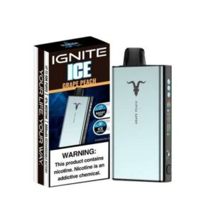 Pod Descartable Ignite V400 ICE Grape Peach 40000 puff 5%