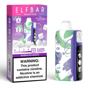 Descartable Elfbar 40K SWEET KING Bubbaloo Grape 40000 puff 5%