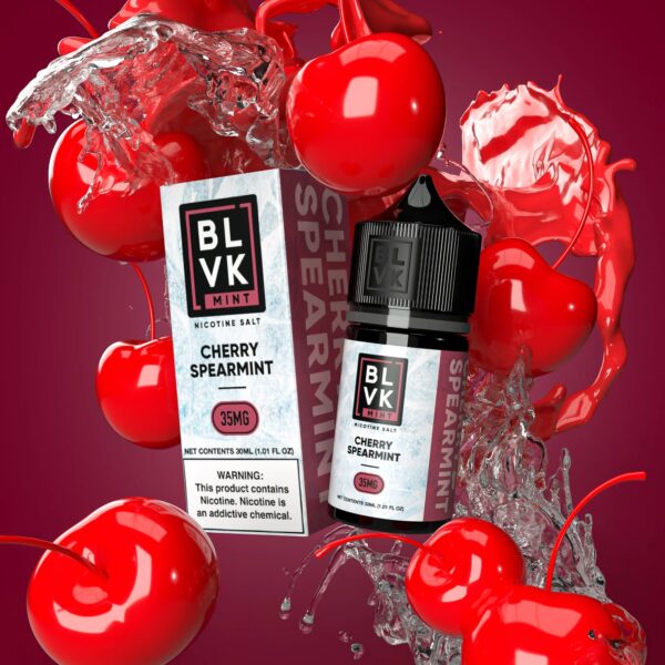 Salt BLVK Cherry Spearmint 35MG 30ml - Imagen 2