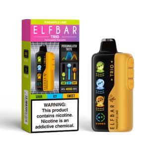 Descartable Elfbar TRIO 40K Pineapple Lime 40000 puff 5%