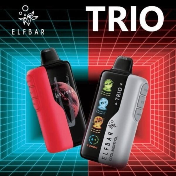 Descartable Elfbar Trio 40k Strawberry Orange Lime 40000 puff 5% - Imagen 3