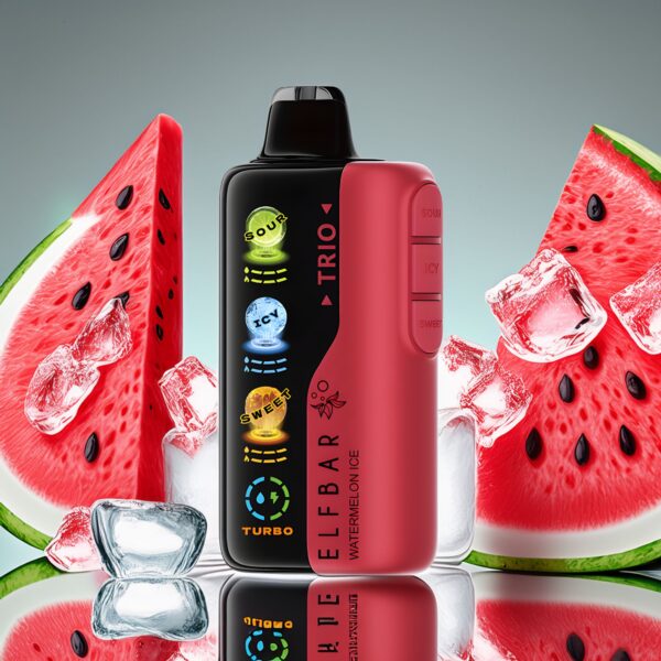 Descartable Elfbar Trio 40K Watermelon Ice 40000 puff 5% - Imagen 2