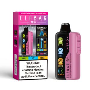 Descartable Elfbar Trio Sour Strawberry DragonFruit