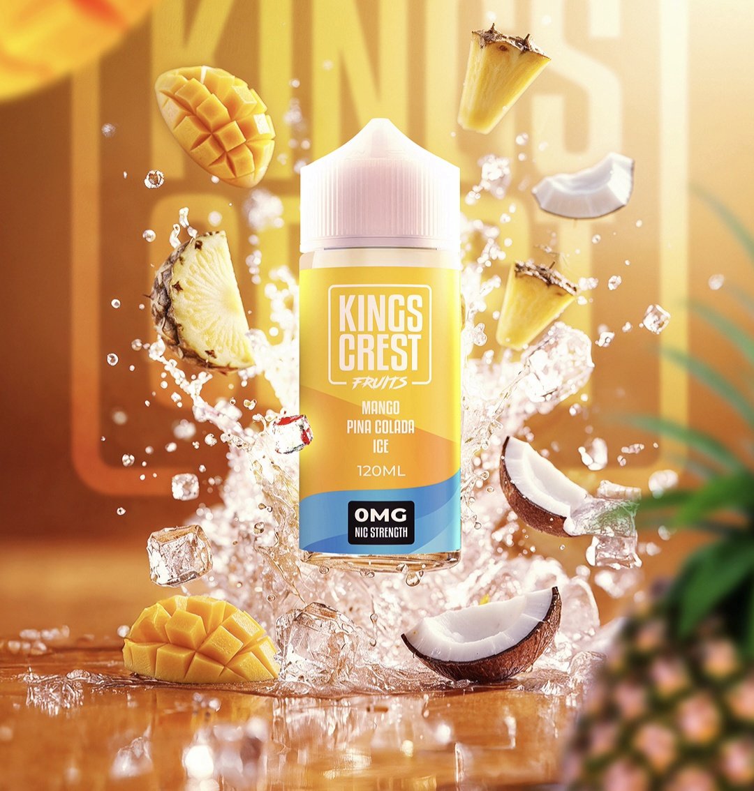 Kings Crest Mango Piña Colada ICE 120ml 3MG - Imagen 2