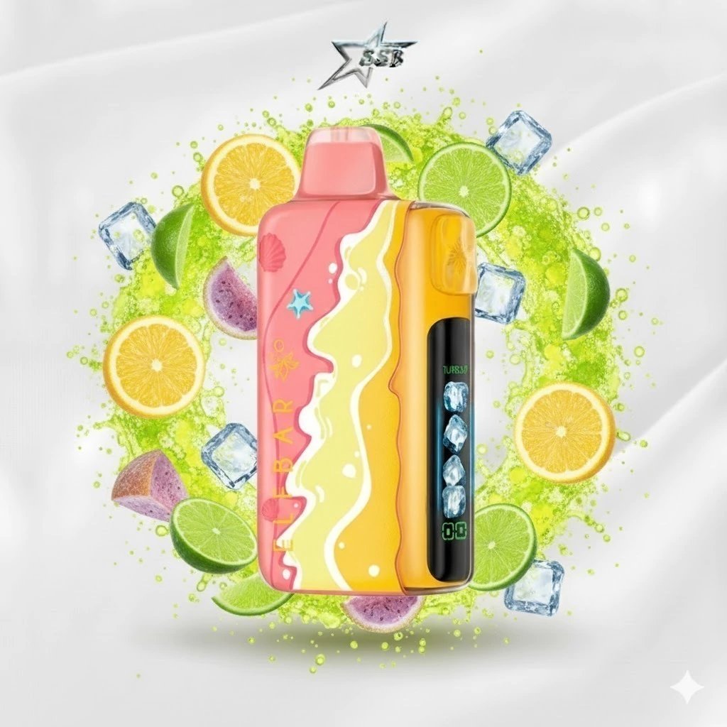 Descartable Elfbar Summer Edition Neon Twist (frutas acidas) 40000 puff 5% - Imagen 2