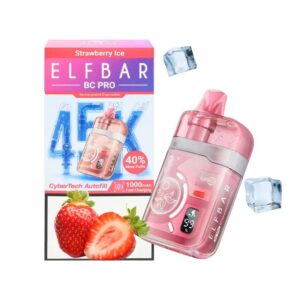 Pod Descartable Elfbar 45K Strawberry Ice 45000 puff 5%