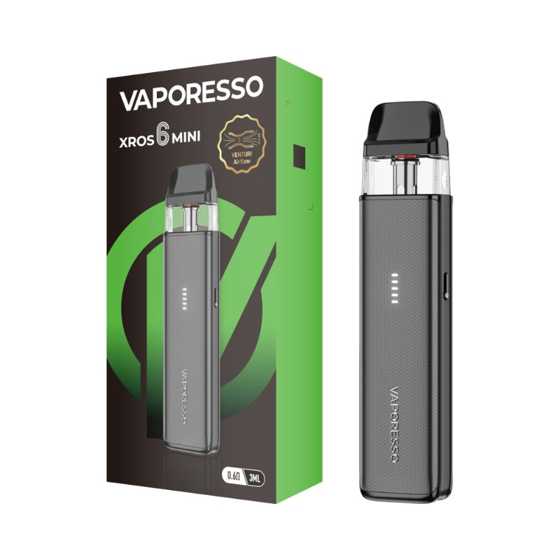Pod Kit Vaporesso Xros 6 Mini Black & Pink (Adicionando 10k te llevas de regalo Salt Halo o Kings Crest)