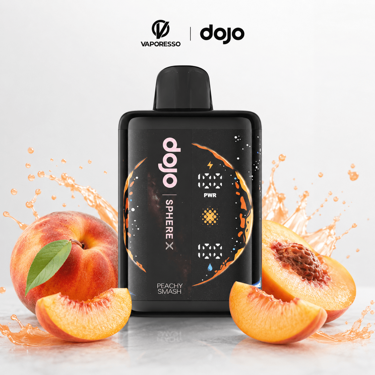 Pod Descartable Peach Smach Vaporesso Dojo Sphere x 40K 5% - Imagen 2