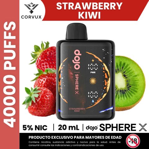 Pod Descartable Strawberry Kiwi Vaporesso Dojo Sphere X 40K 5% - Imagen 2