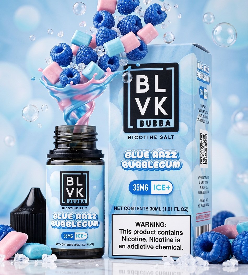BLVK Salt Bubba Blue Razz 35ml 30mg - Imagen 2