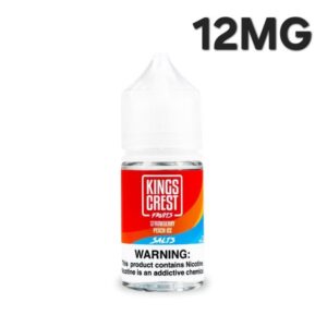 Kings Crest Salt Strawberry Peach Ice 12MG 30ml novedad