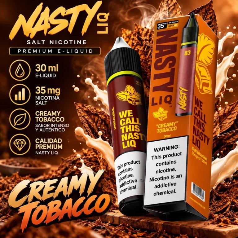 Nasty Salt Creamy Tobacco 35MG 30ml - Imagen 2