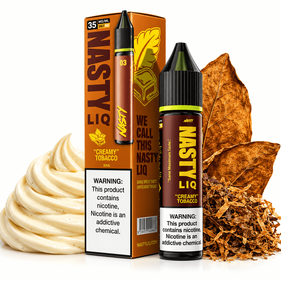 Nasty Salt Creamy Tobacco 35MG 30ml - Imagen 4